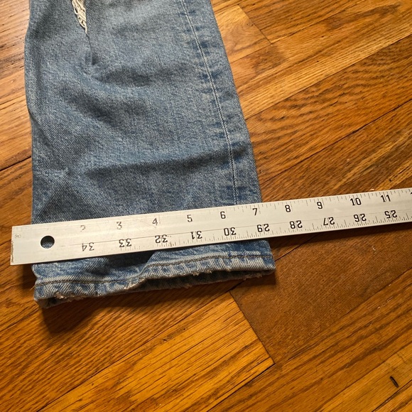 AGOLDE Riley Distressed Straight Crop Jeans Size 26 - Picture 8 of 10